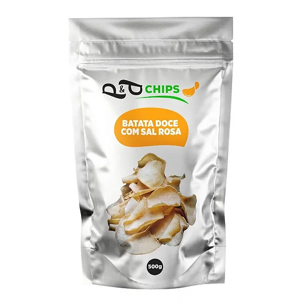 Batata Doce Chips P&P Natural Sem Glúten - 500g