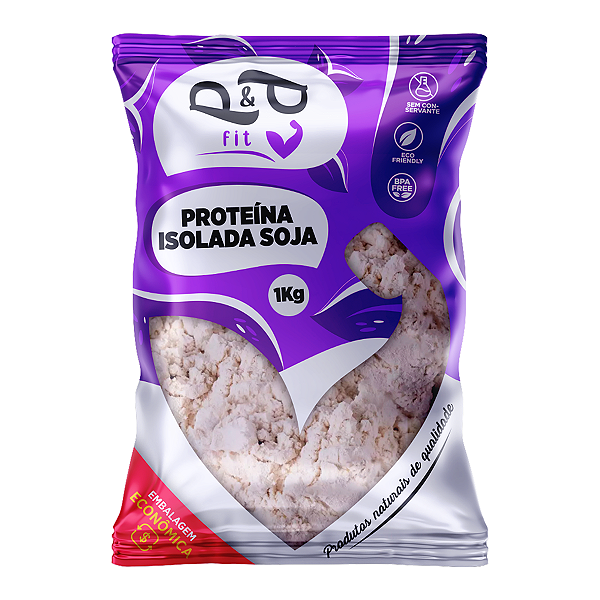 Proteína Isolada de Soja Pura em Pó 1Kg - P&P