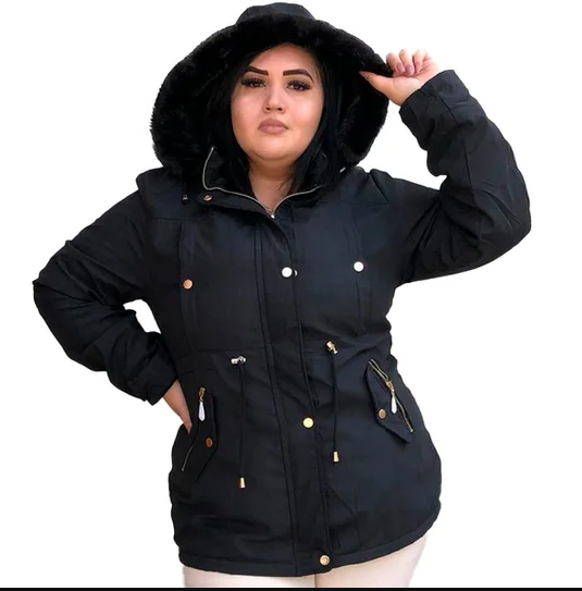 Parka em Sarja Peluciada