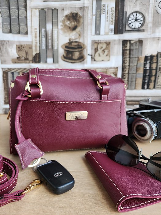 Bolsa Lille - Bordô