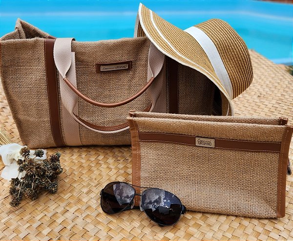 Kit Eco Brisa - Shopper Bag(caramelo)
