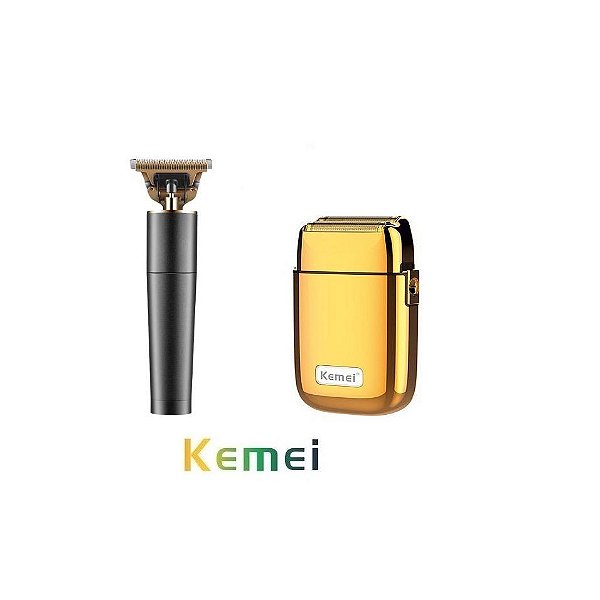 Kit Kemei Máquina de acabamento KM 1978A; Shaver