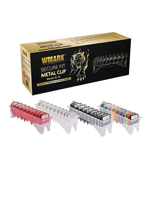 Kit 10 Pentes De Guia Disfarce Wmark Premium Maquina Corte