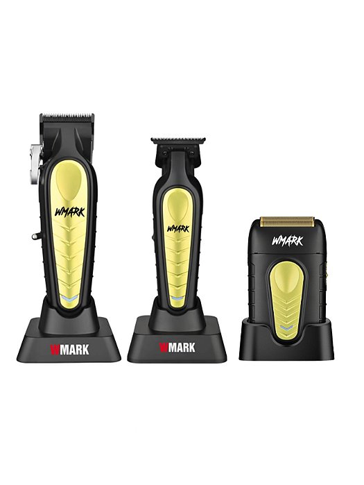 Maquina de Cortar Cabelo Prof.Wmark NG 138 + Acab.NG 338 + Shaver NG 938
