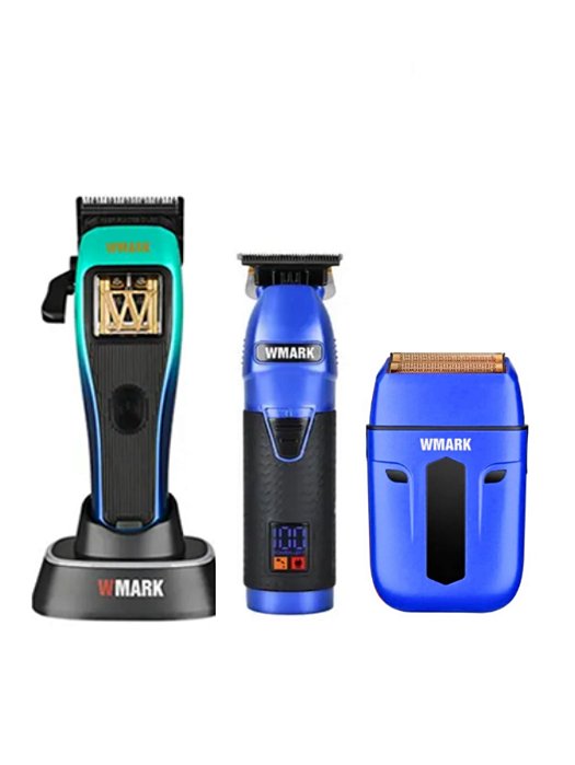 Maquina Profissional Wmark NG X1 Polar + Acab NG 318 + Shaver NG 984a