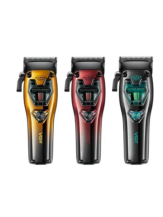 Máquina de cortar cabelo profissional Vgr V 668 8000 a 11000 RPM