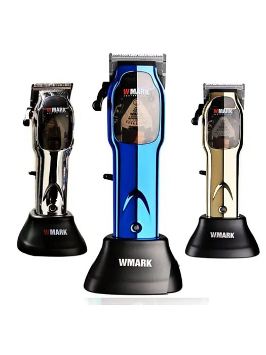 Maquina de Cortar Cabelo Profissional Wmark  NG 9002 dourada