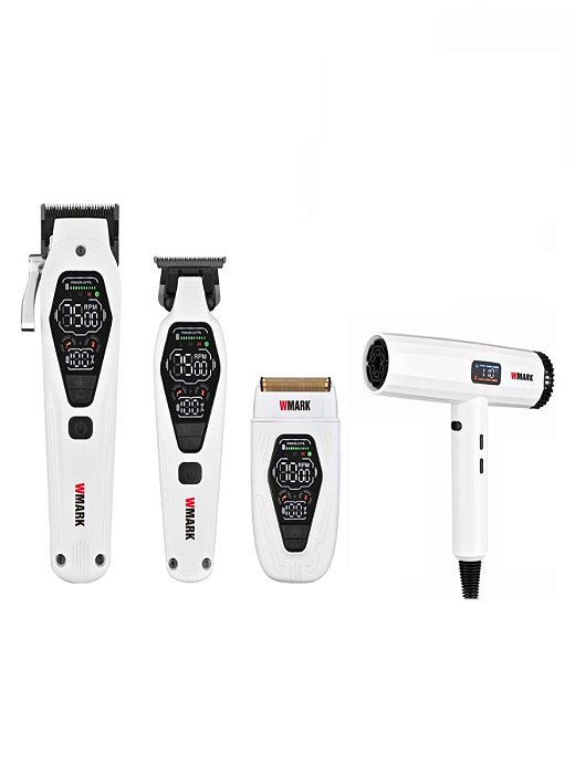 Kit de maquina Cabelo Profissional WMARK NG 7602 + Secador NG 9106W