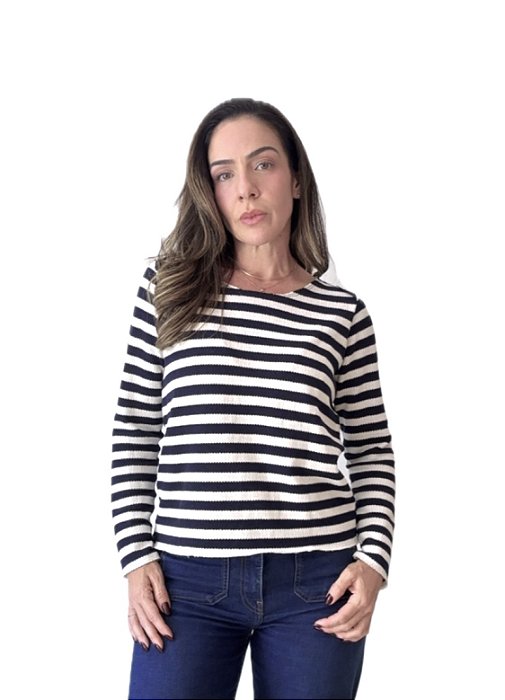 Lia Listrada - Azul / Off White