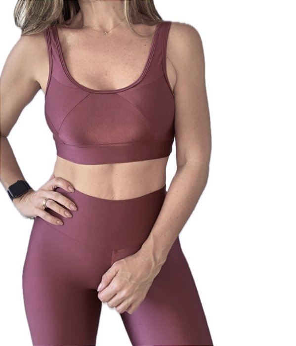 Conjunto Legging + Top Rosado