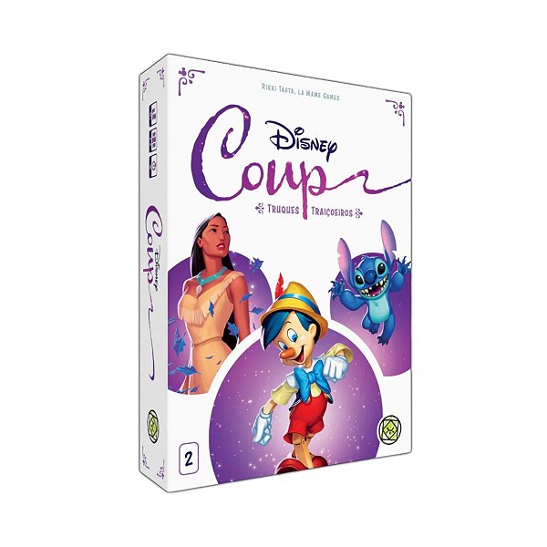 Jogo De Cartas Disney Coup Truques Traiçoeiros - Grok Games