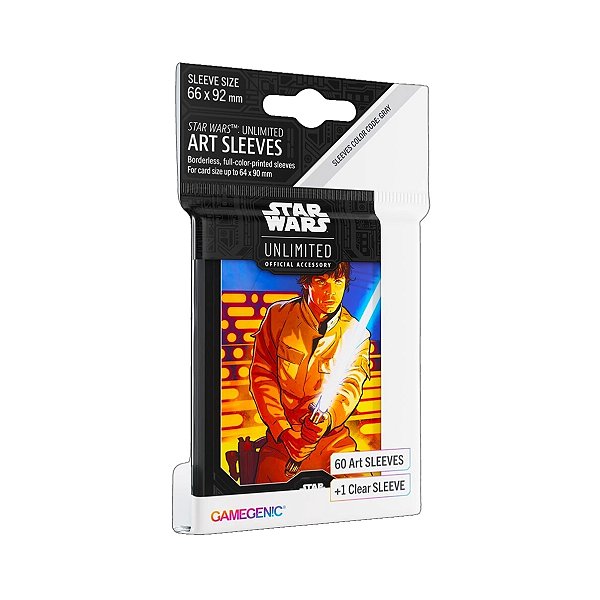 Sleeves Star Wars Unlimited Art Luke Skywalker - Gamegenic