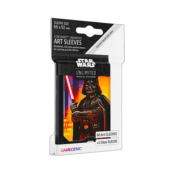 Sleeves Star Wars Unlimited Art Darth Vader - Gamegenic
