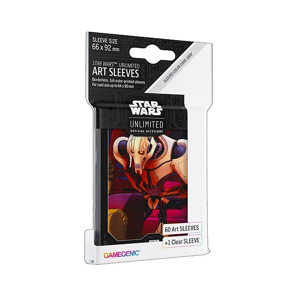 Sleeves Star Wars Unlimited Art General Grievous - Gamegenic