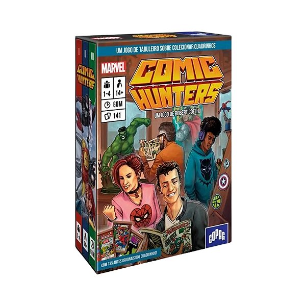 Jogo Marvel Comic Hunters - Copag