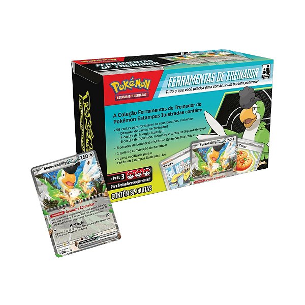 Pokémon TCG Ferramenta De Treinador Squawkabilly Ex - Copag