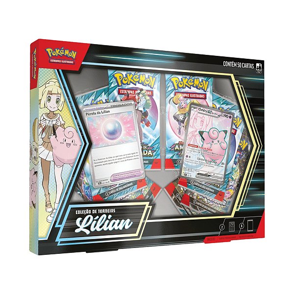 Pokémon TCG Box Coleção De Torneios Lílian - Copag