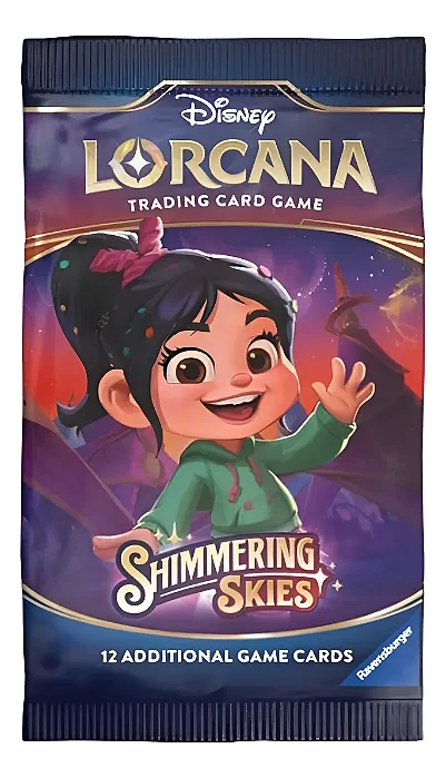 Single Booster Pack 12 Cards Disney Lorcana Shimmering Skies