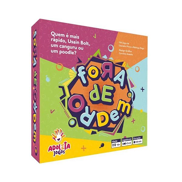 Jogo Fora de Ordem - Adoleta Jogos