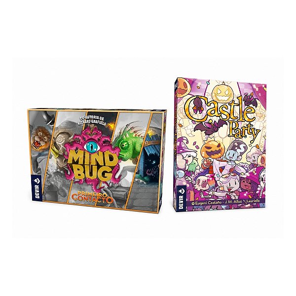 Combo Jogos Rápidos Mindbug + Castle Party - Devir