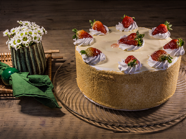 Torta Morango e Nata