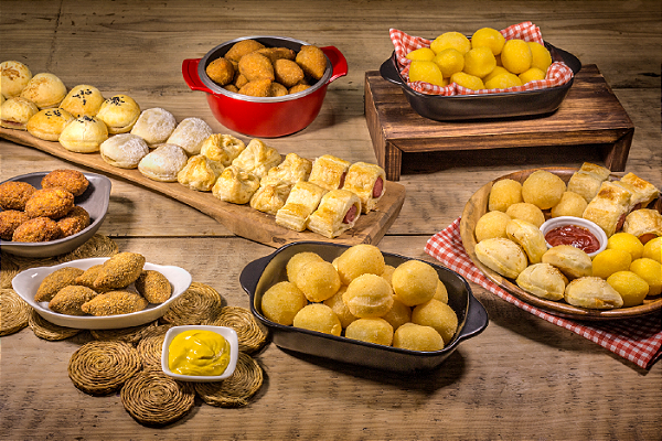 Salgadinho Assados Sortidos - Cento