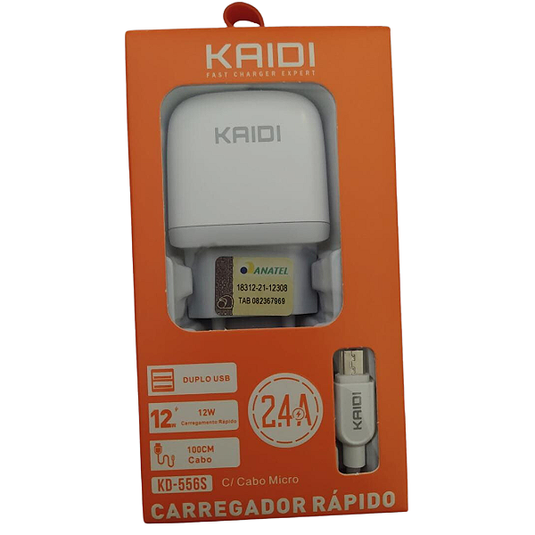 Carregador Rápido Duplo UBS/Micro
