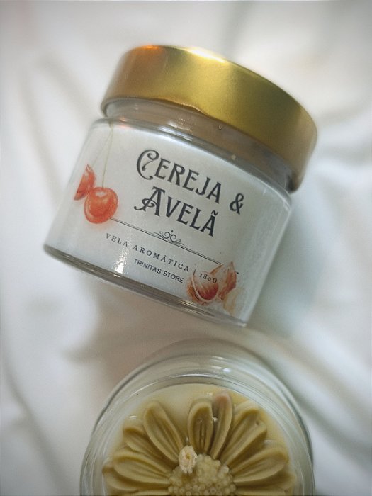 Vela Cereja e Avelã - 180g