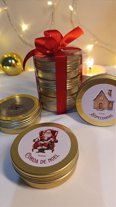 Kit 3 Velas Lata - 70g