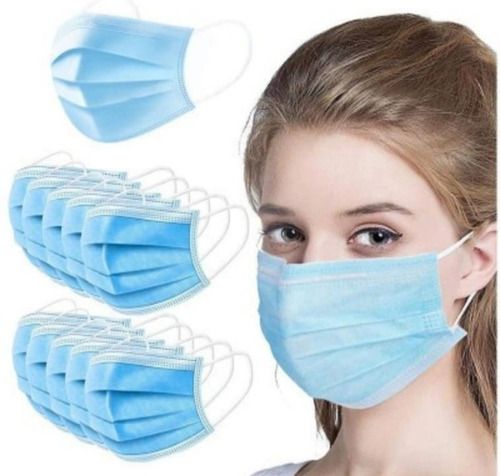 Kit 4 Pct Mascara Azul Inovem Original C/50 Unidades Anvisa