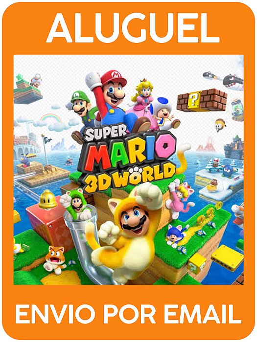 Super Mario 3D World Bowser’s Fury - Alugar jogo switch