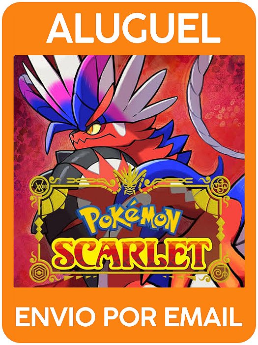 Pokémon Scarlet - Alugar jogo switch