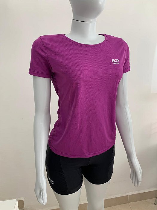Camiseta Feminina NP Roxa