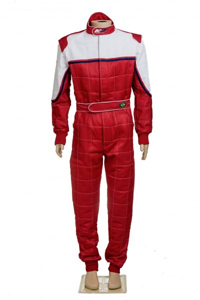 Macacão Acolchoado Modelo G - Cor 1: Vermelho Cor 2: Branco Cor 3: Azul