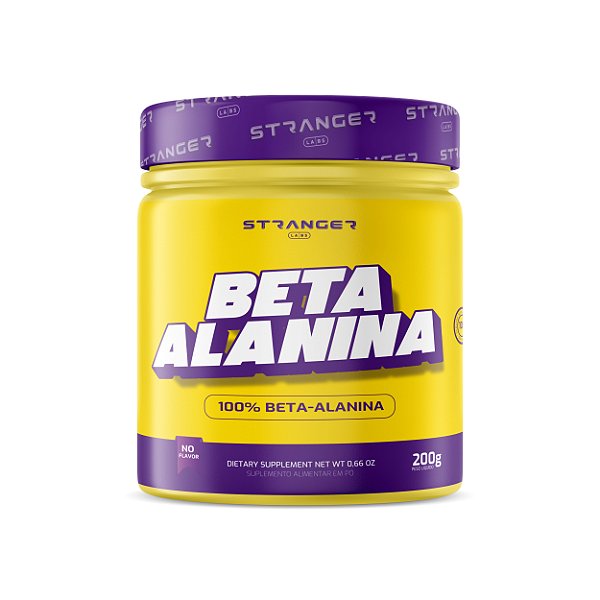 BETA ALANINA 100% PURA - 200G - STRANGER LABS