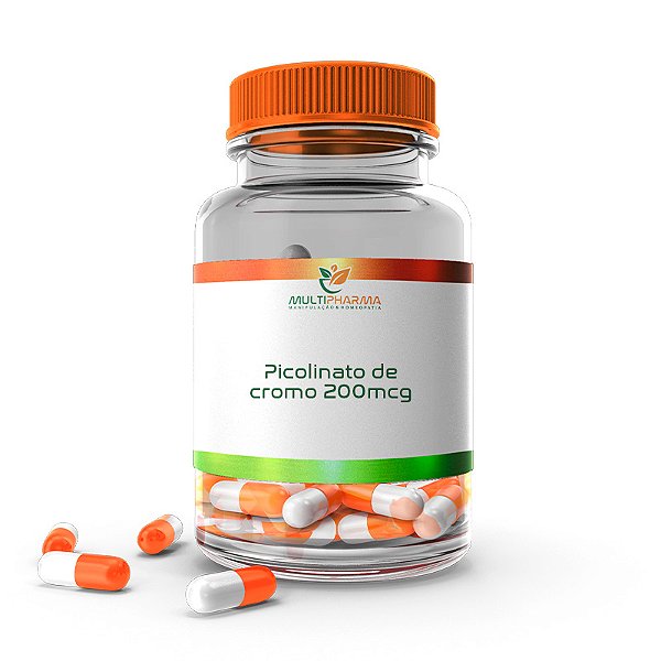 Picolinato de cromo 200mcg 90 capsulas