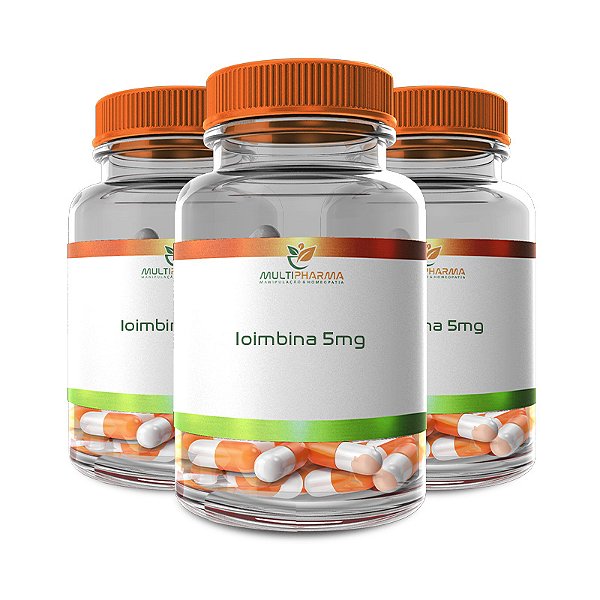 Kit 3 Ioimbina 5mg 90 capsulas
