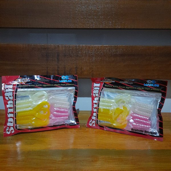 Isca Soft Grub - 6,5cm - 12pçs- Maruri