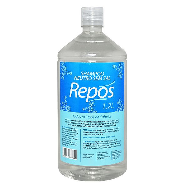 Shampoo Repos Neutro Sem Sal 1,2 L