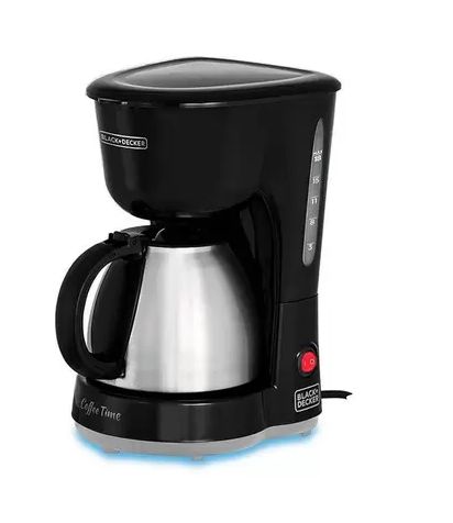 Cafeteira Elétrica 18 Cafés CM15 600W 127V Black + Decker