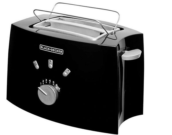 Torradeira Tostador Eletrico TO810 800w 127v Black Decker