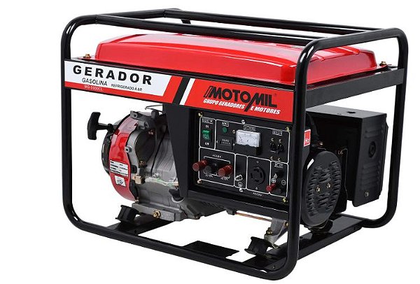 Gerador de Energia à Gasolina 5KVA MG-5000CL 127/220V - Moto