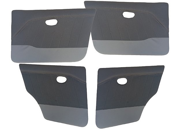 Kits Forro Palio Fire 4 portas dianteiro e traseiro com tecido preto