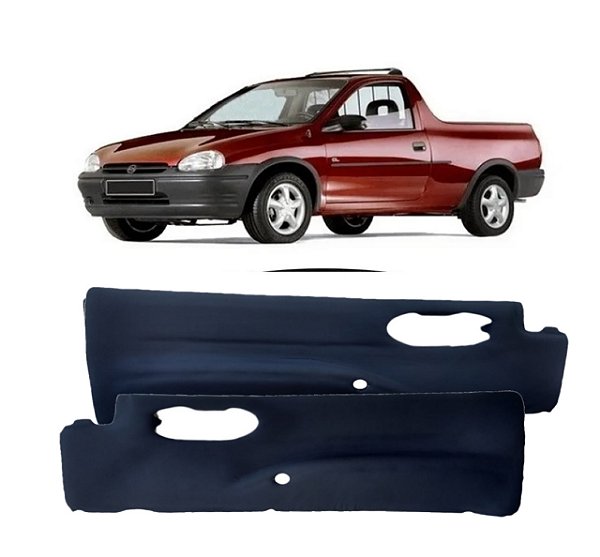 Par Forro Corsa  Pick-up 2 portas dianteiro com tecido preto