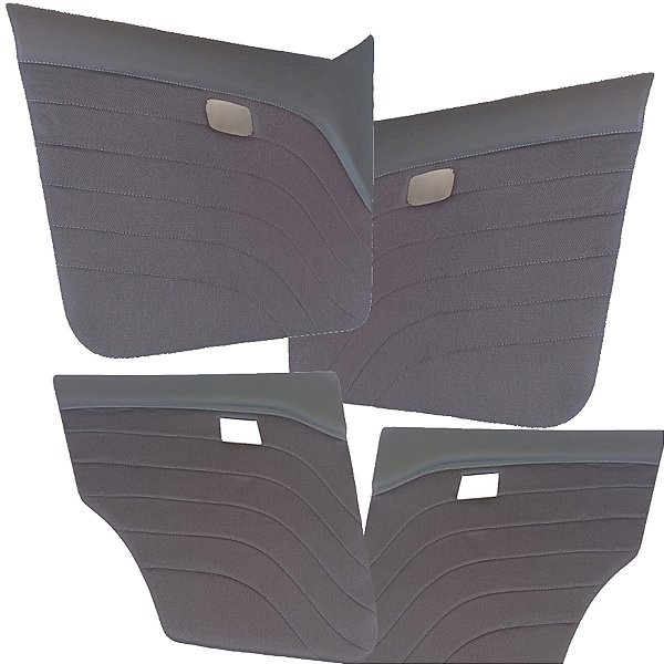 JOGO FORRO DAS PORTAS DIANTEIRA E TRASEIRA DO PALIO/SIENA 4P. C/TECIDO GRAFITE