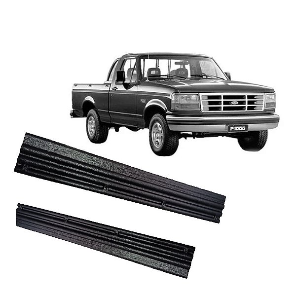 Par Soleira das portas dianteiras da F.1000 93/98 cor preta