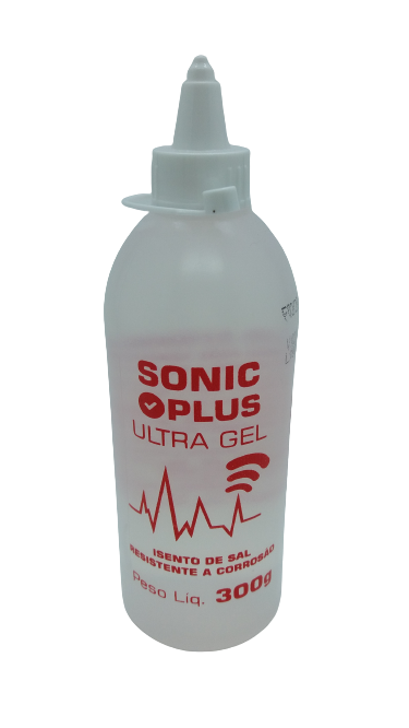 Gel Para Ultrassom, Sonic-plus 300g, Cx c/ 20pçs