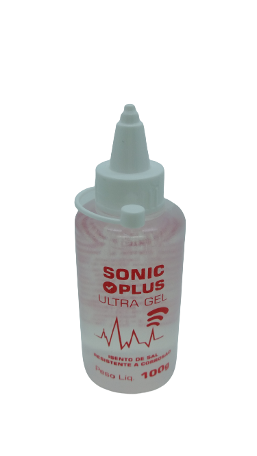 Gel Para Ultrassom, Sonic-plus 100g, Cx c/50pçs