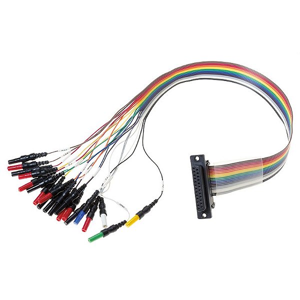 Cabo Adaptador Para Touca De EEG, Conector Db25 ( Femea ) e Conector Touch Proof