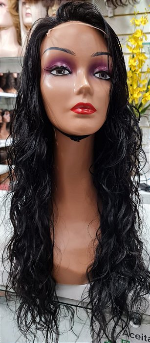 Peruca Front lace cabelo humano 60cm - Instituto Mara